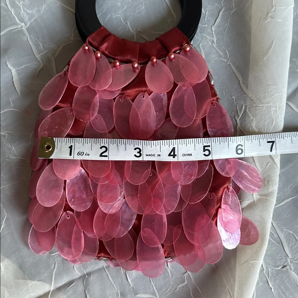 Genuine Capiz Shells mini purse bag - Picture 6 of 11